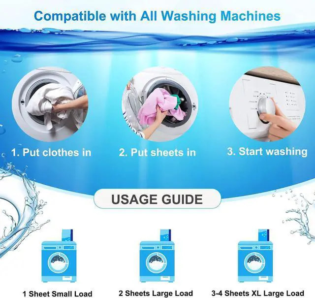 Alt view image 7 of 7 - Laundry Detergent Sheets - 200 Loads Fresh Linen Scent Washing Strips, Compact Lightweight Liquidless Eco-Friendly Hypoallergenic Portable Soap for Save Space and Travel