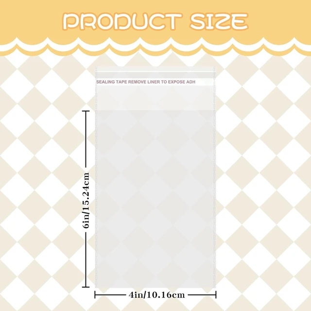 Alt view image 3 of 6 - ONFAON Cookie Bags with Seal, 150 Pcs Crack-Resistant & Self-Sealing Treat Bags for Cookies, Bakery Goods, and Snacks Food-Grade Clear Cellophane Bag for Gifts & Parties(4x6 in)