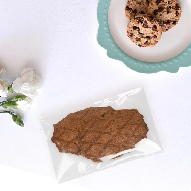 Alt view image 4 of 6 - ONFAON Cookie Bags with Seal, 150 Pcs Crack-Resistant & Self-Sealing Treat Bags for Cookies, Bakery Goods, and Snacks Food-Grade Clear Cellophane Bag for Gifts & Parties(4x6 in)