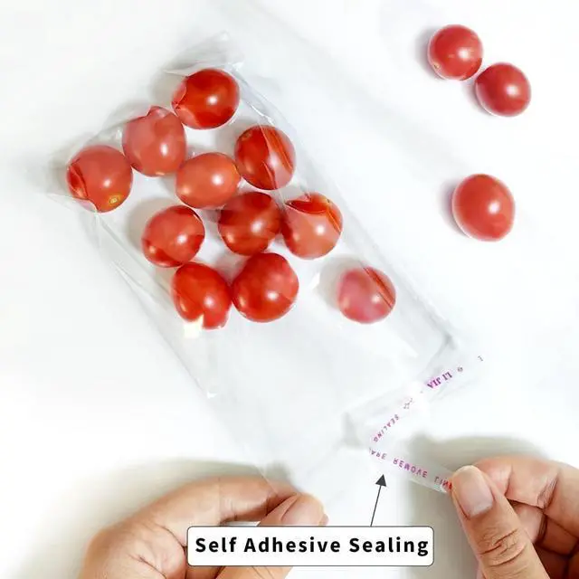 Alt view image 3 of 6 - Lhocm Clear Self Sealing Cookie Bags, 4x6 Inch 100 Pack Resealable Cellophane Bags for Treats and Gifts