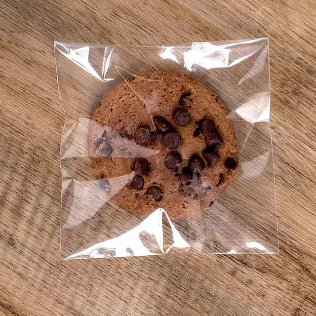 Alt view image 5 of 6 - Lhocm Clear Self Sealing Cookie Bags, 4x6 Inch 100 Pack Resealable Cellophane Bags for Treats and Gifts