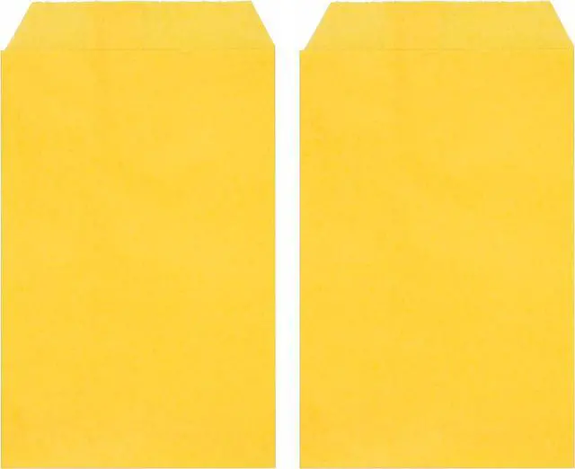 Main image of Quotidian Lemon Yellow Greaseproof Paper Bags 2.75x4.5 in, 100 Count