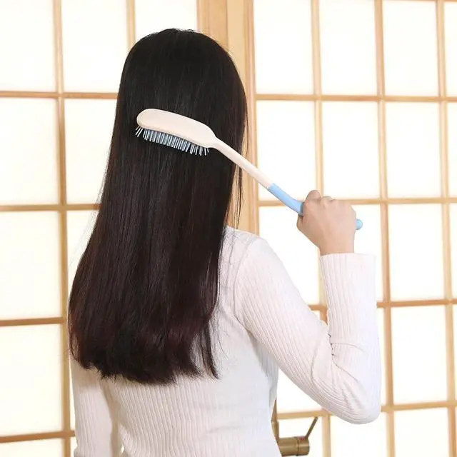 Alt view image 7 of 7 - Fanwer 14" Long Reach Hairbrushes,Long Handle Brush