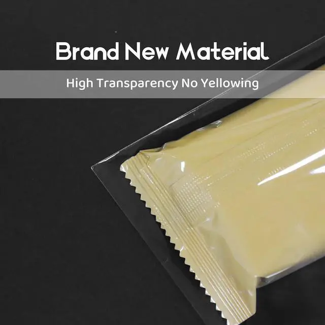 Alt view image 5 of 7 - WIKDAY 200PCS Cookie Bags 3x5 Inches Clear Self Sealing Cellophane Bags