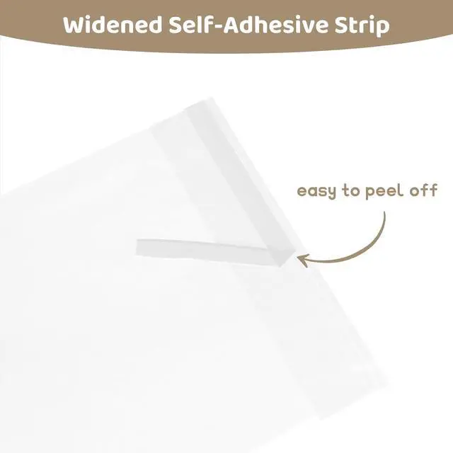Alt view image 3 of 7 - WIKDAY 200PCS Cookie Bags 3x5 Inches Clear Self Sealing Cellophane Bags