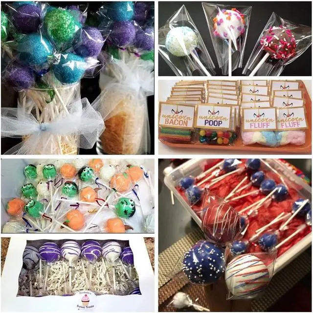 Alt view image 4 of 7 - 3x4 Small Treat Bags with Ties 200 Clear Mini Candy Favor Bags