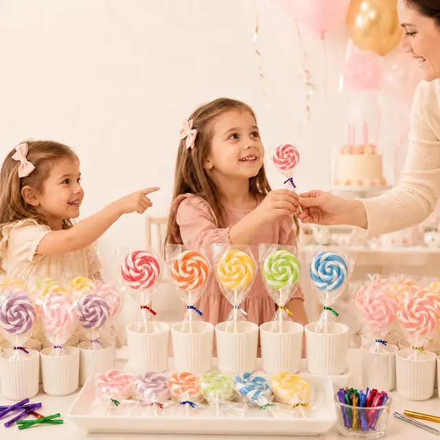 Alt view image 5 of 7 - 3x4 Small Treat Bags with Ties 200 Clear Mini Candy Favor Bags