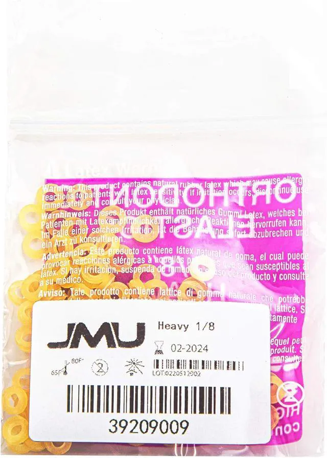 Alt view image 7 of 7 - JMU Orthodontic Elastics 1/8 Heavy, 100 Pack Intraoral Dental Rubber Bands