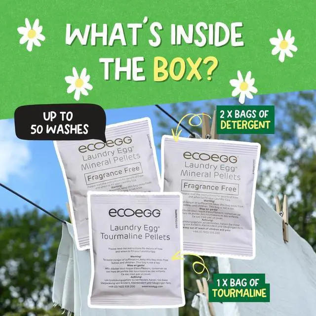 Alt view image 2 of 6 - ecoegg Laundry Egg Refill Fragrance Free, 50 Loads