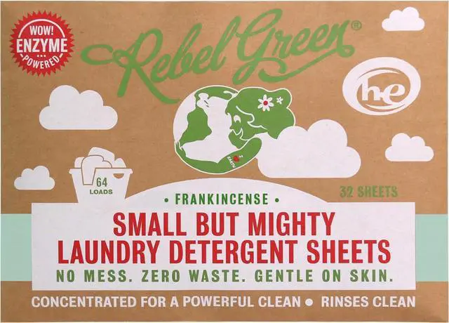 Main image of Rebel Green Small But Mighty Laundry Detergent Sheets