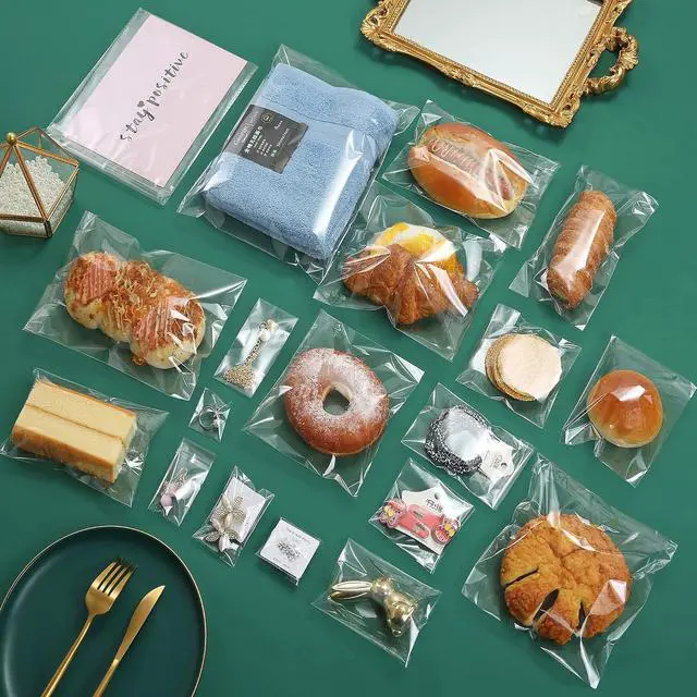 Alt view image 4 of 7 - 200 Pcs 1.5" x 1.5" Thick Small Clear Resealable Cello Seal Cellophane Bags Self Adhesive Packing Jewelry Bead Necklace Ring Poly Cellophane Bag