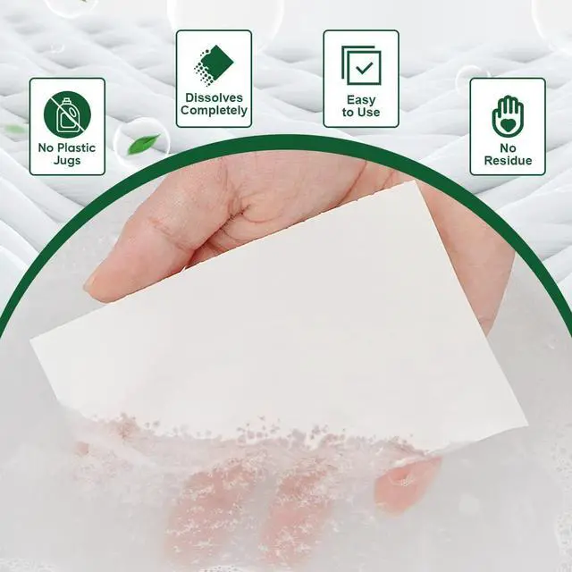 Alt view image 4 of 7 - AIDEA Laundry Detergent Sheets, Fresh Linen Scent-(160 Loads) 80 Sheets