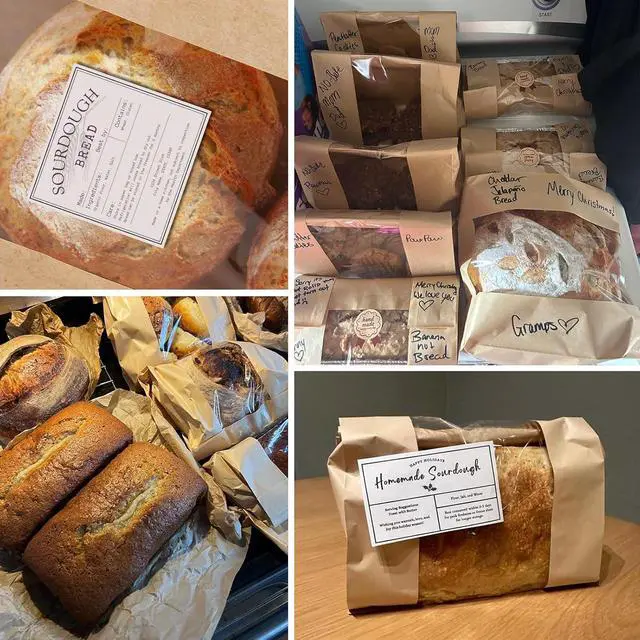 Alt view image 4 of 7 - WIKDAY Bread Bags for Homemade Bread 30PCS Paper Sourdough Bakery Bags