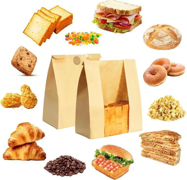 Alt view image 5 of 7 - WIKDAY Bread Bags for Homemade Bread 30PCS Paper Sourdough Bakery Bags