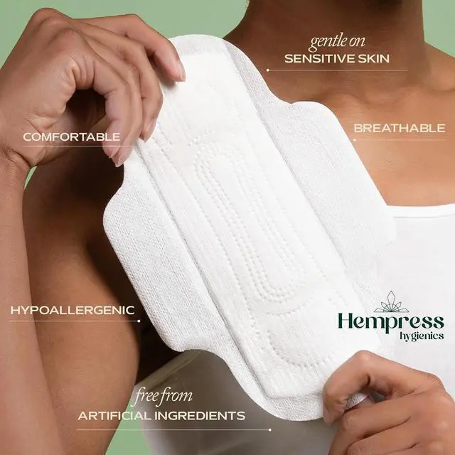 Alt view image 4 of 7 - Organic Sanitary Pads for Women, Slim (Regular, 12 Ct)