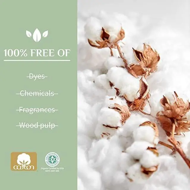 Alt view image 7 of 7 - Organyc 100% Certified Organic Cotton Feminine Pads, Moderate Flow, 10 Count