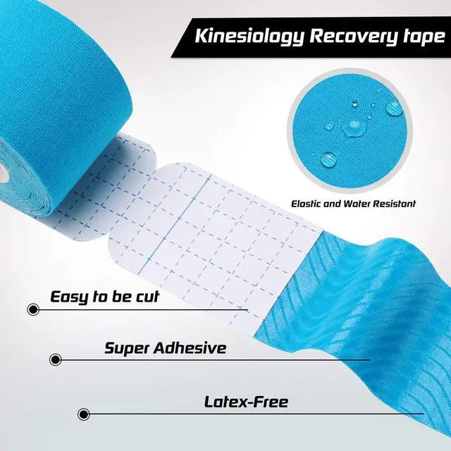 Alt view image 2 of 7 - 2 Pack Kinesiology Tape Precut, 40 Athletic Strips for Knee Shoulder