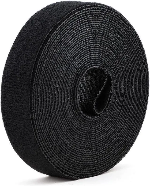 Main image of 3/4 in x 16 ft Double Sided Hook and Loop Straps Self-Gripping Straps Double-Sided Strips Reusable Cable Ties Multi-Purpose Wrap Fasteners for Bundling Fastening Storage and Organization