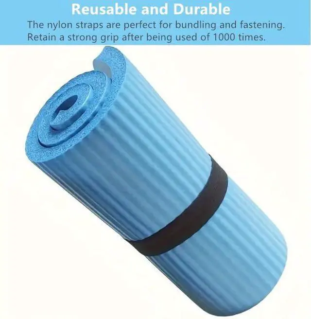 Alt view image 5 of 7 - 3/4 in x 16 ft Double Sided Hook and Loop Straps Self-Gripping Straps Double-Sided Strips Reusable Cable Ties Multi-Purpose Wrap Fasteners for Bundling Fastening Storage and Organization
