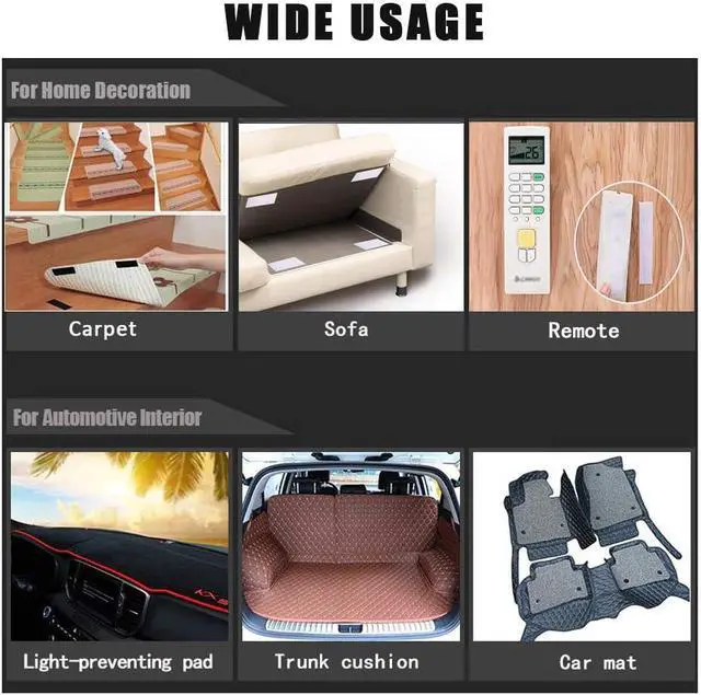 Alt view image 4 of 6 - 24 Sets 1x4 Inch Hook and Loop Strips with Adhesive Self Adhesive Fasteners Mounting Tape for Home or Office Use - Instead of Holes and Screws, White