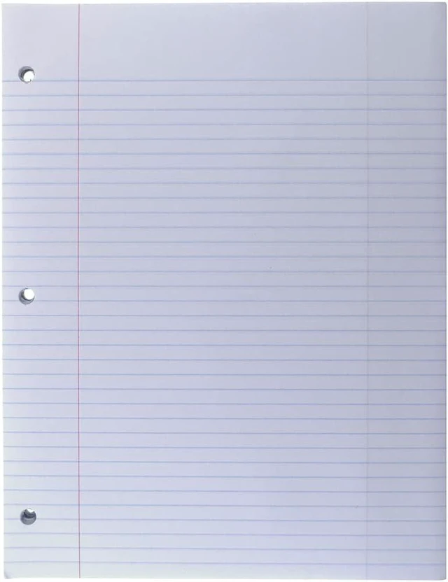 Alt view image 2 of 3 - Filler Paper, 10.5 x 8 Inches, College Rule, 150 Sheets (12302)