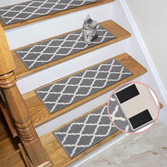 Alt view image 4 of 7 - 2x4 Inch Adhesive Square Hook and Loop Tape - 12 Sets - Sticky Back Fastener for Indoor or Outdoor Use - Instead of Holes and Screws, Black