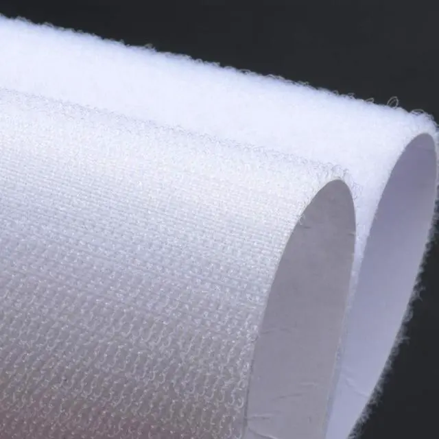 Alt view image 5 of 7 - 1x4 inch Self Adhesive Hook and Loop Strips - 15 Sets - White Sticky Back Tape Fastener, Heavy Duty Mounting Strips for Home or Office Use - Instead of Holes and Screws