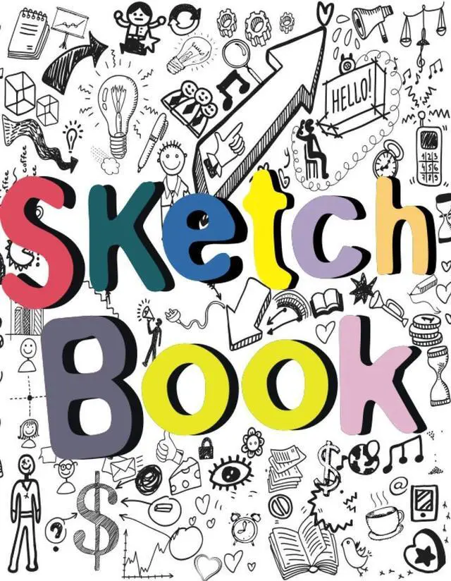 Main image of Sketch Book: Sketch Book for Kids, Notebook for Drawing, Writing, Painting, Sketching or Doodling, 120 Pages, (8.5 x 11)