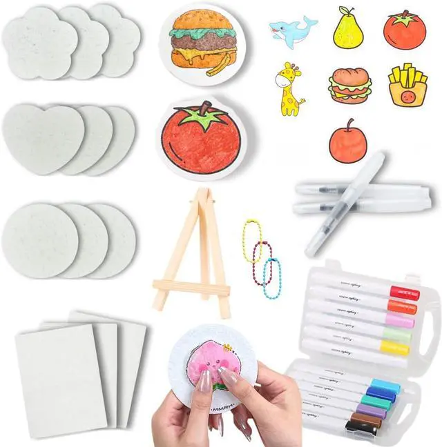 Main image of Magic Puffy Paint, 3D Magic Foam Texture Painting kit, DIY Popcorn Bubble Drawing Pens White Puffy Paper, Beginner Create Magical Floating Drawings Bundle