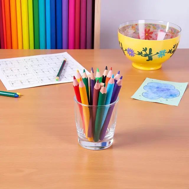 Alt view image 9 of 12 - 9 Pcs Assorted Colors Peel-Off China Marker Grease Wax Pencils for Glass, Garments, Cellophane, Fabric, Wood, Metal, Art Crayons Marking Pencils Paper-Wrapped Painting Pen for Drawing Coloring