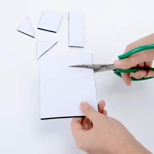 Alt view image 6 of 6 - 4-Pair 4x6 inch Upgrade Hook Loop Tape Double-Side Adhesive Strips Mounting Sticky Fastener Backing Tape Waterproof for Indoor Outdoor Home School Office Use
