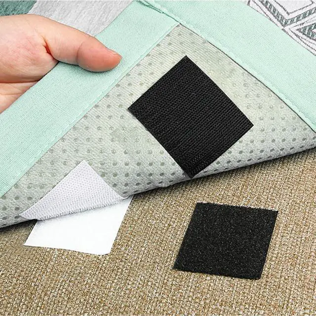 Alt view image 3 of 5 - Hook and Loop Self-Adhesive Tape 3/4 x 10 Ft Black, Made with 3M 9448A | Reusable Heavy Duty Adhesive Tape for Indoors Outdoors Arts Crafts Home and Office