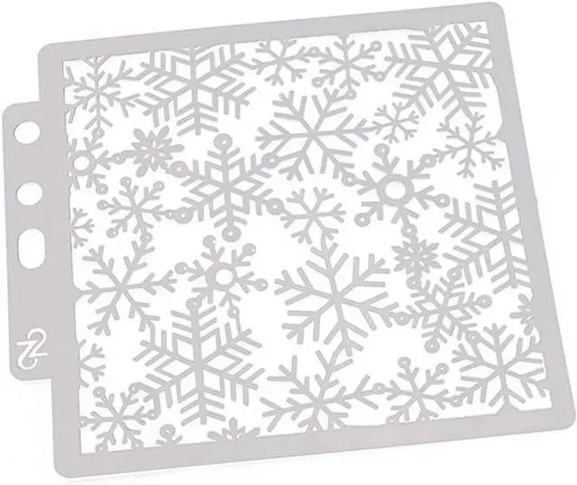 Alt view image 2 of 6 - Snowflake Reusable Stencil for Painting | Textile Design, Wall Decoration, Window, Paper, Scrapbooking, Kids Crafting, Drawing & Lettering Aids