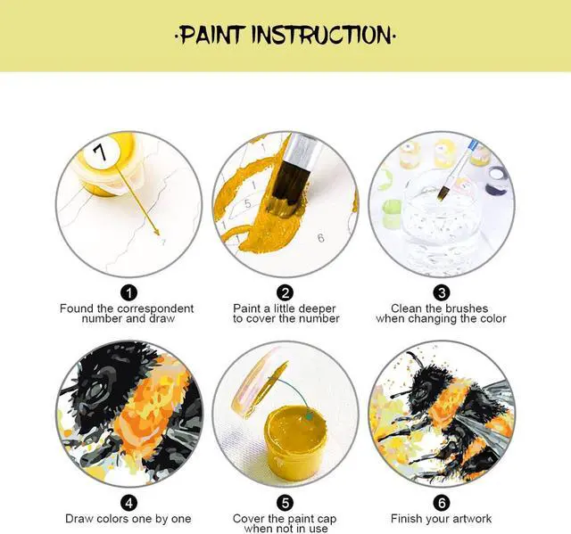 Alt view image 7 of 7 - Wild Flowers Paint by Numbers Kit for Adults Beginner 16X20 inch | Adult Paint by Number Kits on Canvas, DIY Acrylic Oil Easy Painting by Numbers for Home Wall Decor (Without Frame)