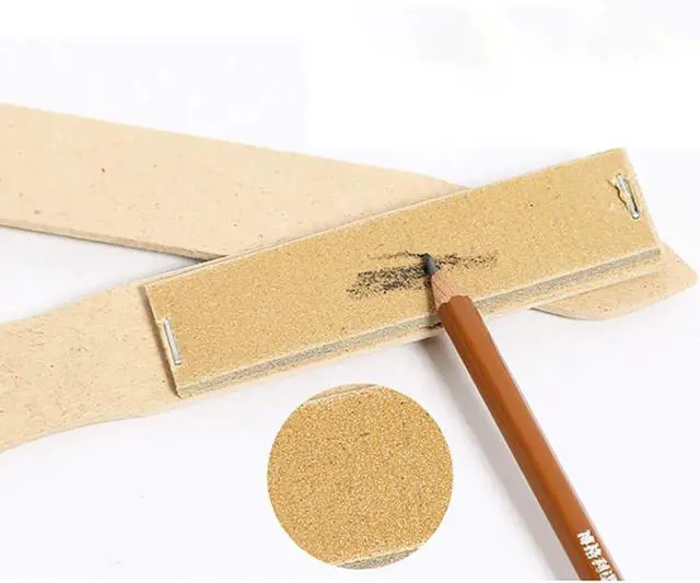 Alt view image 2 of 5 - 5 Pcs Sketch Sandpaper Pencil Pointer Sandpaper Sharpener Sand Paper Sketch Drawing Tool