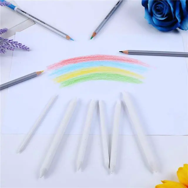 Alt view image 5 of 6 - Blending Stumps and Torillions Set with Sandpaper Pencil Sharpener for Sketch Drawing Use, Pack of 7