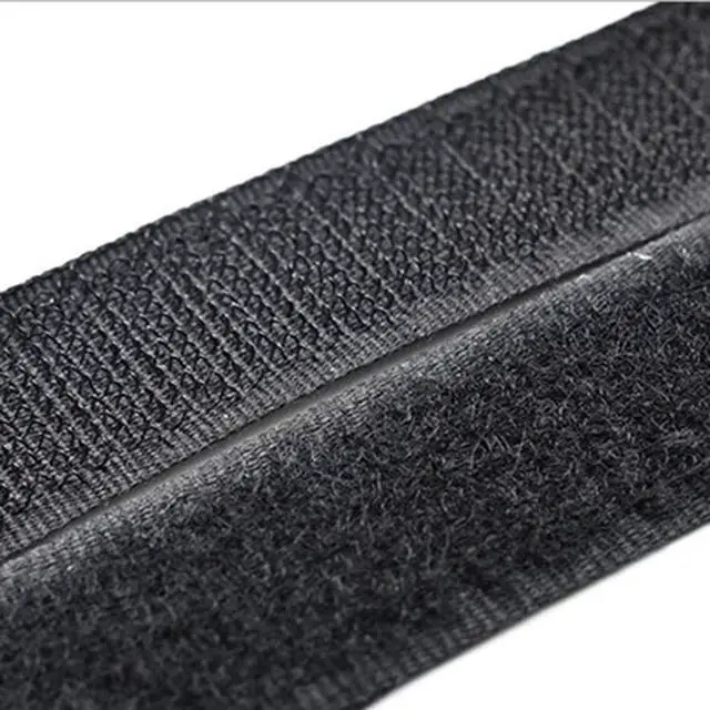 Alt view image 6 of 7 - 3/4'' Width x 10Meters Length Black Sew On Hook and Loop Tape Fastening Nylon Fabric Tape (Black, 3/4 Inch x 10 Meters)