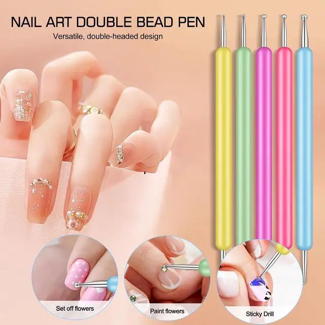 Alt view image 3 of 6 - 5 Pcs Pattern Tracing Stylus Dotting Tools Set | Ball Embossing Stylus, For Transfer Paper, Dot Drawing, Rock Painting