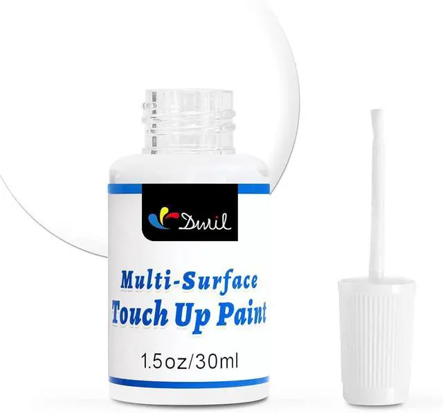 Main image of White Touch Up Paint - Multi Surface Touch Up Paint Pen, Scratch Repair for Wall, Door, Cabinets, Metal, Appliance, Wood, Furniture, 1.5 Fl Oz (High-Gloss, White)