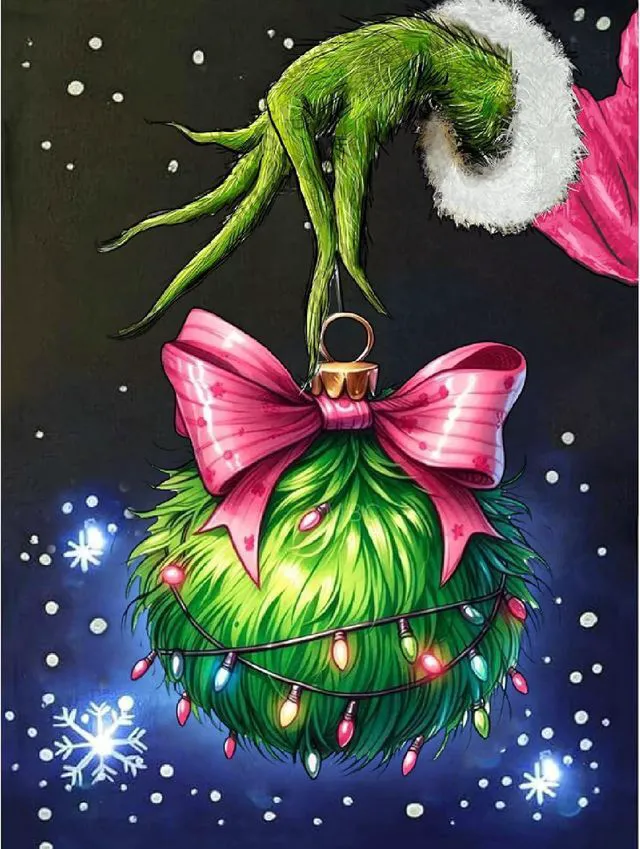 Main image of Christmas Paint by Numbers Kit for Adults,Winter Painting by Numbers,DIY Acrylic Paint Kit for Adults Beginners Without Frame,Easy Christmas Adult Paint by Number Kits on Canvas for Decor 16x20inch