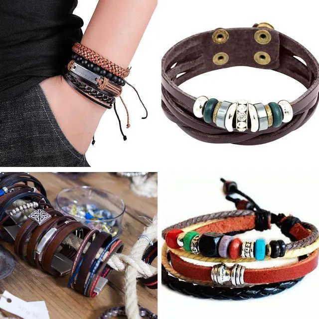 Alt view image 5 of 7 - Leather Cord String Thin Leather Cords for Jewelry Making Leathers Strings for Crafting Rope Cords Laces for Crafts Shoe Lace Jewelry Necklace Bracelet Beading 10.93 Yards
