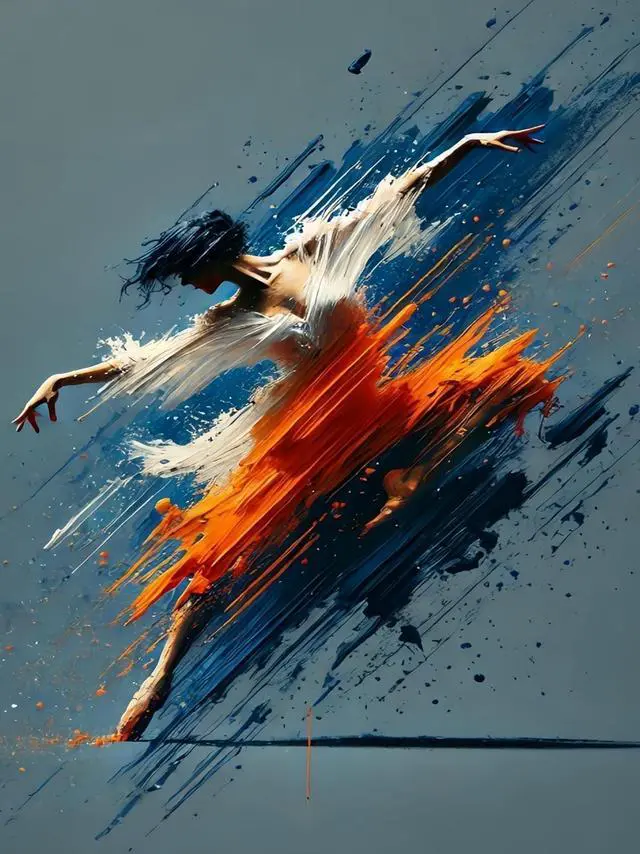 Main image of Paint by Numbers Kit for Adults Beginner,Power Dancer Adult Paint by Number Kits on Canvas,Painting by Numbers Easy Oil Painting,for Home Wall Decor 11.8X15.7 inches