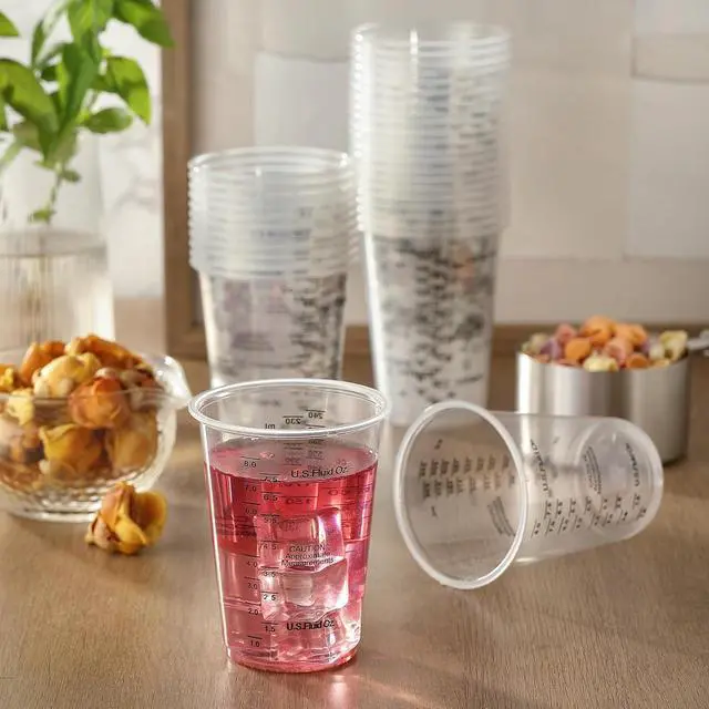 Alt view image 7 of 7 - 50PCS Resin Epoxy Mixing Cups, 8oz Clear Plastic Paint Measuring Cups with 50pcs Wooden Stirring Sticks for Epoxy Resins, Mixing Paint, Pigments, Resins