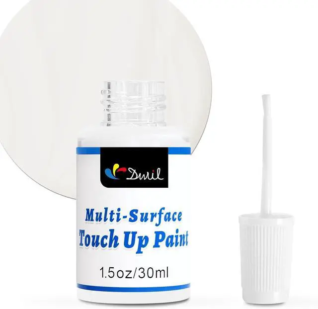 Main image of White Touch Up Paint - Multi Surface Touch Up Paint Pen, Scratch Repair for Wall, Door, Cabinets, Metal, Appliance, Wood, Furniture, 1.5 Fl Oz (Semi Gloss, Ivory)