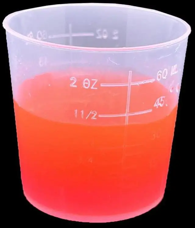 Alt view image 5 of 6 - 30 Pcs Plastic Graduated Cups, 60ml/2oz Clear Scale Cups | Transparent Experiment Measuring Cup with 50 Pcs Wooden Stirring Sticks for Epoxy, Resin, Stain, Mixing Paint