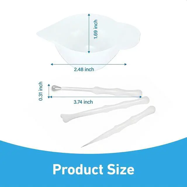 Alt view image 2 of 7 - 5Pcs Resin Mixing Cups Silicone Mini Measuring Bowl Set Pouring Tools and Accessories for DIY Epoxy Craft Small Silicone Cup Dispenser with Spoon and Glue Stick for Resin Art Supplies