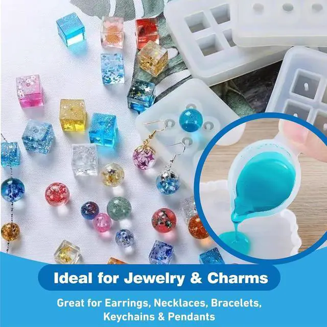 Alt view image 7 of 7 - 5Pcs Resin Mixing Cups Silicone Mini Measuring Bowl Set Pouring Tools and Accessories for DIY Epoxy Craft Small Silicone Cup Dispenser with Spoon and Glue Stick for Resin Art Supplies