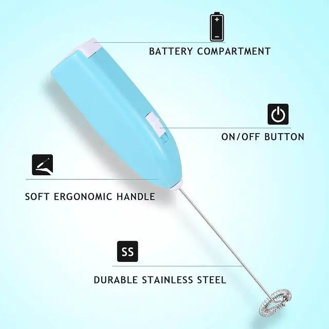 Alt view image 4 of 7 - 3 Pieces Epoxy Resin Stirrer Handheld Battery Operated Epoxy Mixing Stick Electric Tumbler Mixer Blender with Stainless Steel for Crafts Tumbler, Making DIY Glitter Cups(Pink, Blue, Black)