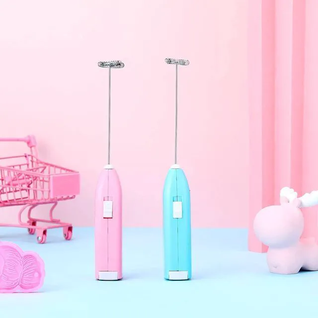 Alt view image 5 of 7 - 3 Pieces Epoxy Resin Stirrer Handheld Battery Operated Epoxy Mixing Stick Electric Tumbler Mixer Blender with Stainless Steel for Crafts Tumbler, Making DIY Glitter Cups(Pink, Blue, Black)