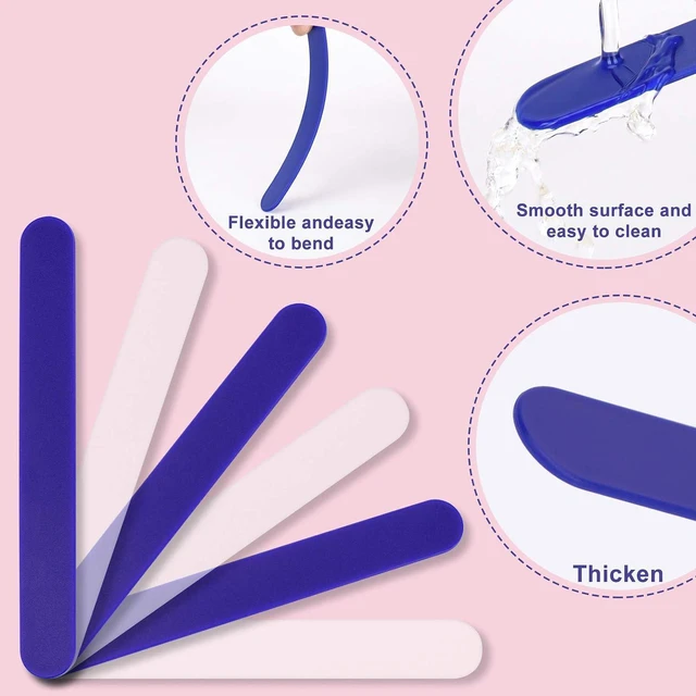 Alt view image 2 of 7 - Reusable Epoxy Resin Mixing Sticks, 24Pcs Plastic Stir Sticks for DIY Crafts & Art (Transparent)